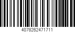 Código de barras (EAN, GTIN, SKU, ISBN): '4078262471711'
