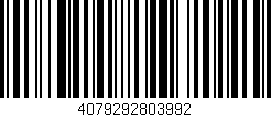 Código de barras (EAN, GTIN, SKU, ISBN): '4079292803992'
