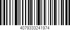Código de barras (EAN, GTIN, SKU, ISBN): '4079333241974'