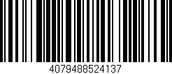 Código de barras (EAN, GTIN, SKU, ISBN): '4079488524137'