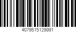 Código de barras (EAN, GTIN, SKU, ISBN): '4079515129991'