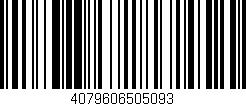 Código de barras (EAN, GTIN, SKU, ISBN): '4079606505093'