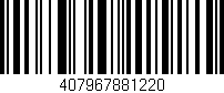 Código de barras (EAN, GTIN, SKU, ISBN): '407967881220'