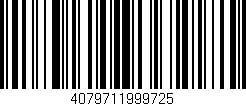 Código de barras (EAN, GTIN, SKU, ISBN): '4079711999725'