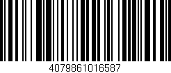 Código de barras (EAN, GTIN, SKU, ISBN): '4079861016587'