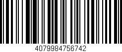 Código de barras (EAN, GTIN, SKU, ISBN): '4079984756742'