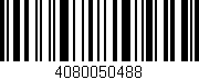 Código de barras (EAN, GTIN, SKU, ISBN): '4080050488'