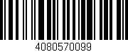 Código de barras (EAN, GTIN, SKU, ISBN): '4080570099'
