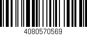 Código de barras (EAN, GTIN, SKU, ISBN): '4080570569'