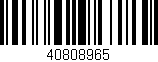 Código de barras (EAN, GTIN, SKU, ISBN): '40808965'