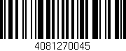 Código de barras (EAN, GTIN, SKU, ISBN): '4081270045'
