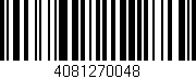 Código de barras (EAN, GTIN, SKU, ISBN): '4081270048'