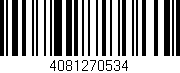 Código de barras (EAN, GTIN, SKU, ISBN): '4081270534'