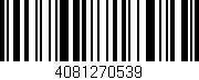 Código de barras (EAN, GTIN, SKU, ISBN): '4081270539'