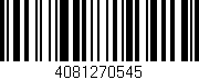 Código de barras (EAN, GTIN, SKU, ISBN): '4081270545'