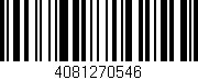 Código de barras (EAN, GTIN, SKU, ISBN): '4081270546'