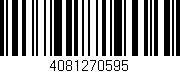 Código de barras (EAN, GTIN, SKU, ISBN): '4081270595'