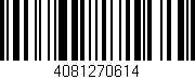 Código de barras (EAN, GTIN, SKU, ISBN): '4081270614'