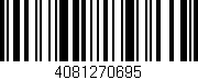Código de barras (EAN, GTIN, SKU, ISBN): '4081270695'