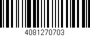Código de barras (EAN, GTIN, SKU, ISBN): '4081270703'