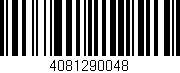 Código de barras (EAN, GTIN, SKU, ISBN): '4081290048'