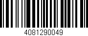 Código de barras (EAN, GTIN, SKU, ISBN): '4081290049'