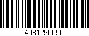 Código de barras (EAN, GTIN, SKU, ISBN): '4081290050'