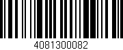 Código de barras (EAN, GTIN, SKU, ISBN): '4081300082'