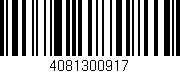 Código de barras (EAN, GTIN, SKU, ISBN): '4081300917'