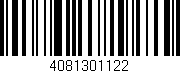 Código de barras (EAN, GTIN, SKU, ISBN): '4081301122'