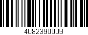 Código de barras (EAN, GTIN, SKU, ISBN): '4082390009'
