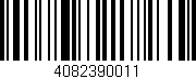 Código de barras (EAN, GTIN, SKU, ISBN): '4082390011'