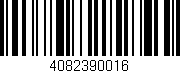Código de barras (EAN, GTIN, SKU, ISBN): '4082390016'