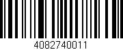 Código de barras (EAN, GTIN, SKU, ISBN): '4082740011'