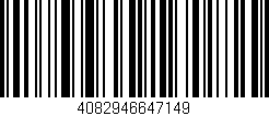 Código de barras (EAN, GTIN, SKU, ISBN): '4082946647149'