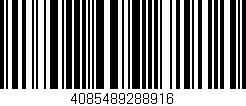 Código de barras (EAN, GTIN, SKU, ISBN): '4085489288916'