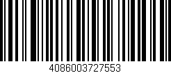 Código de barras (EAN, GTIN, SKU, ISBN): '4086003727553'