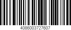 Código de barras (EAN, GTIN, SKU, ISBN): '4086003727607'