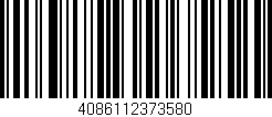 Código de barras (EAN, GTIN, SKU, ISBN): '4086112373580'