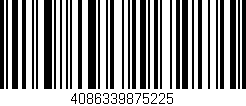 Código de barras (EAN, GTIN, SKU, ISBN): '4086339875225'