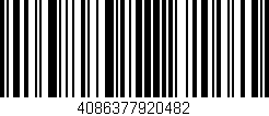 Código de barras (EAN, GTIN, SKU, ISBN): '4086377920482'