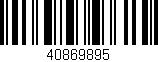 Código de barras (EAN, GTIN, SKU, ISBN): '40869895'