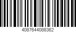 Código de barras (EAN, GTIN, SKU, ISBN): '4087644088362'