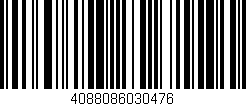 Código de barras (EAN, GTIN, SKU, ISBN): '4088086030476'
