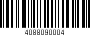 Código de barras (EAN, GTIN, SKU, ISBN): '4088090004'
