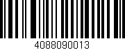 Código de barras (EAN, GTIN, SKU, ISBN): '4088090013'