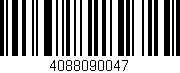 Código de barras (EAN, GTIN, SKU, ISBN): '4088090047'