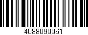 Código de barras (EAN, GTIN, SKU, ISBN): '4088090061'