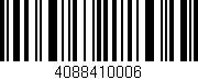 Código de barras (EAN, GTIN, SKU, ISBN): '4088410006'