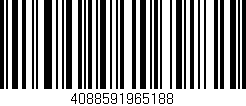 Código de barras (EAN, GTIN, SKU, ISBN): '4088591965188'